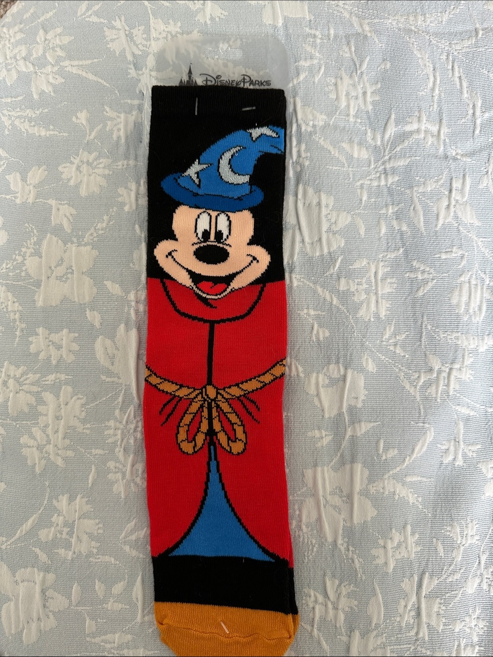 Disney Sorcerer Mickey Socks - Black, Blue, Red, Gold